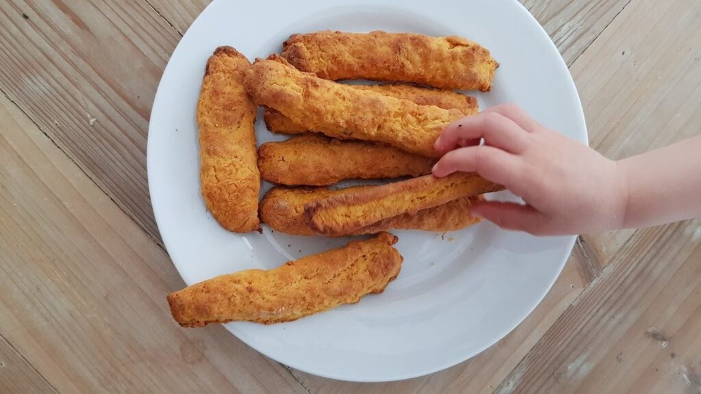 Baby breadsticks (vegan) The Allergy Mums Club